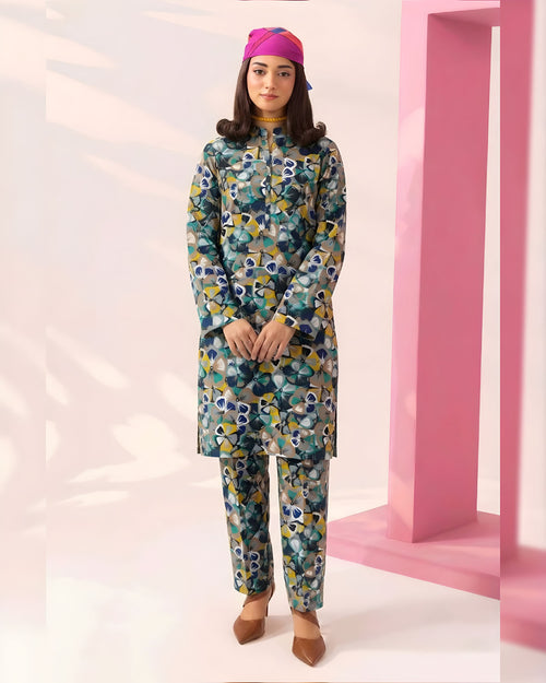 2-PC Print Lawn (Unstitch) 02