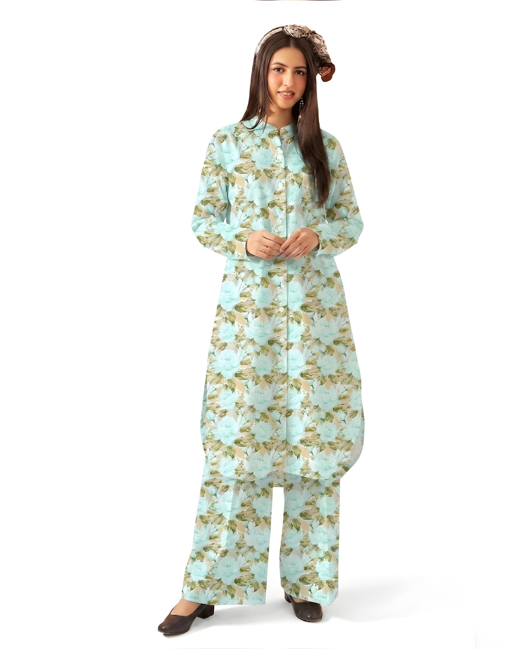 2-PC Print Lawn (Unstitch) 06