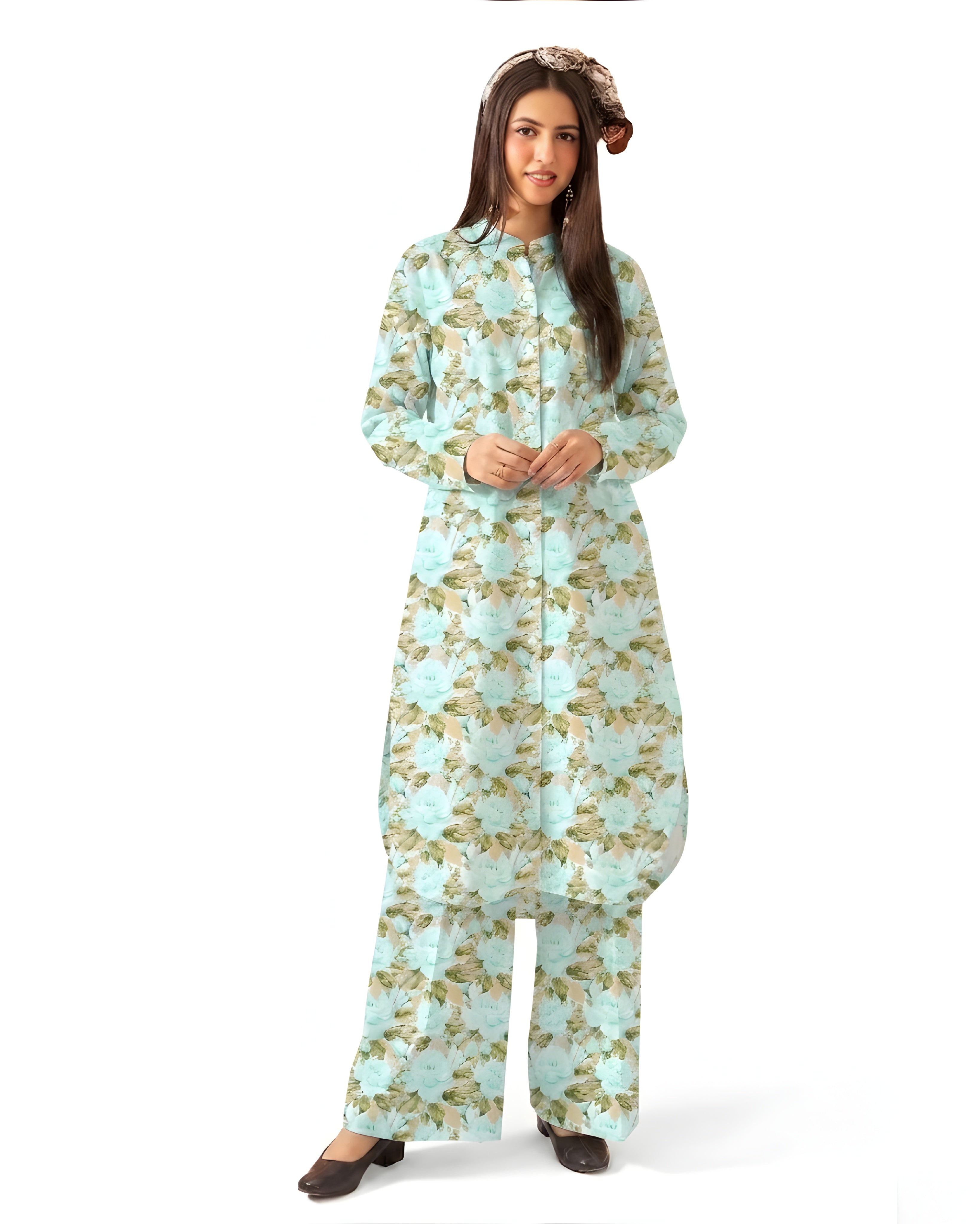 2-PC Print Lawn (Unstitch) 06