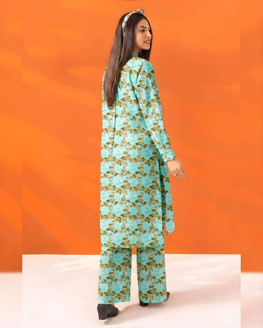 2-PC Print Lawn (Unstitch) 06