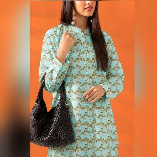 2-PC Print Lawn (Unstitch) 06
