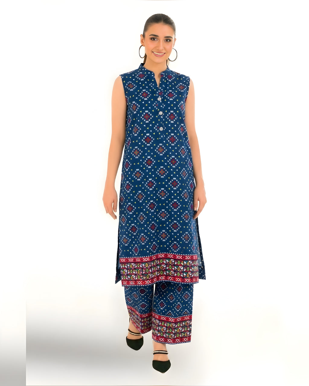 2-PC Print Lawn (Unstitch) 07