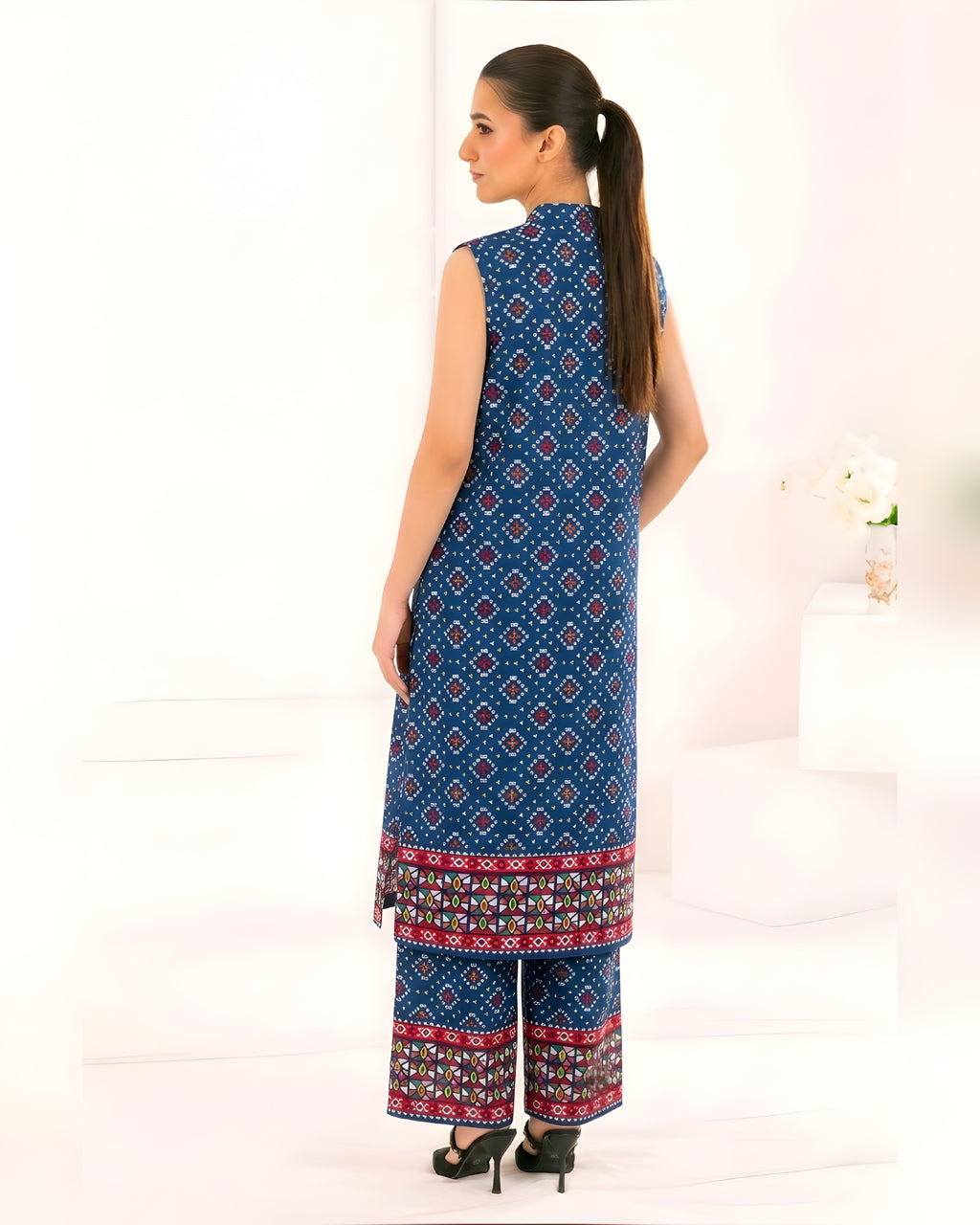 2-PC Print Lawn (Unstitch) 07