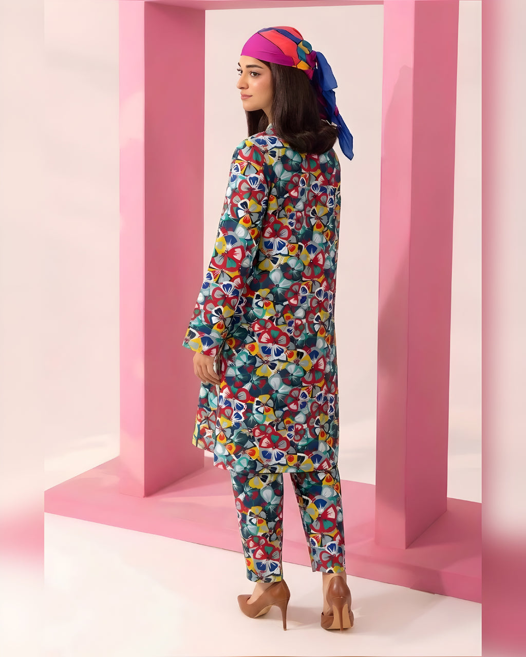 2-PC Print Lawn (Unstitch) 09