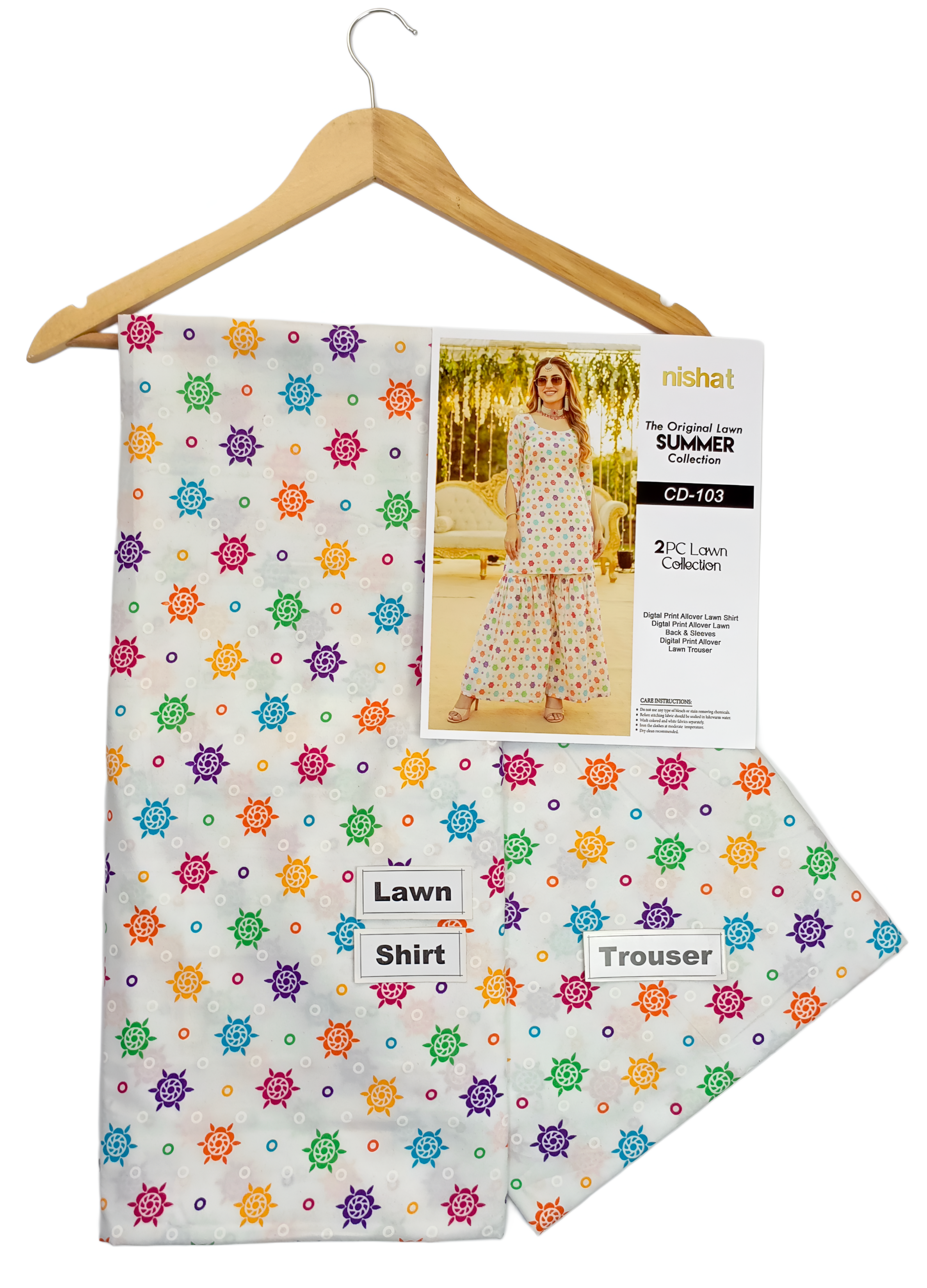 Lawn 2 PC Unstitched # 103
