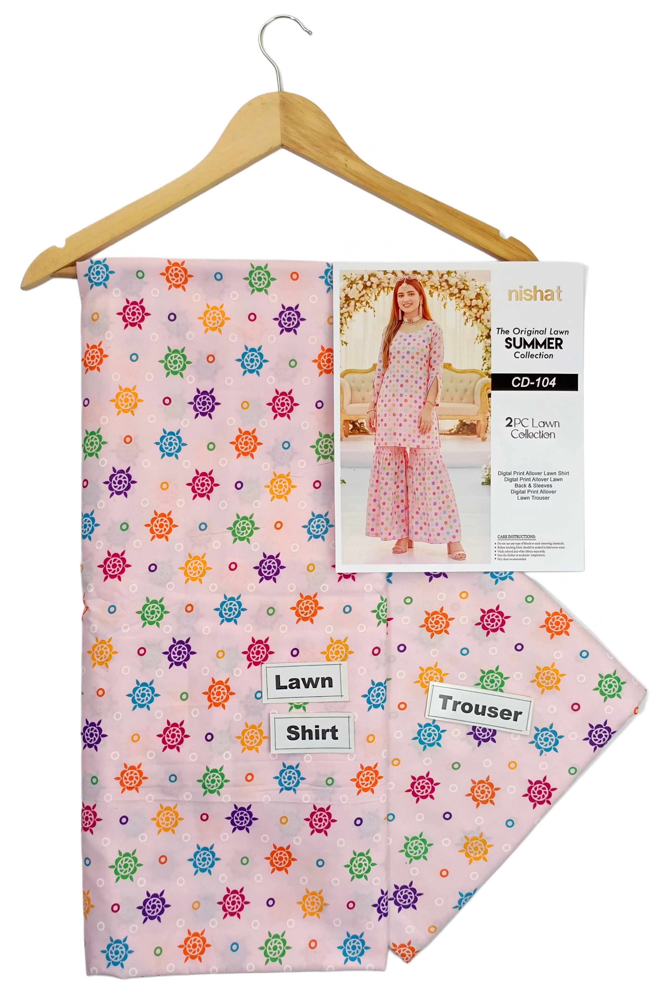 Lawn 2 PC Unstitched # 104