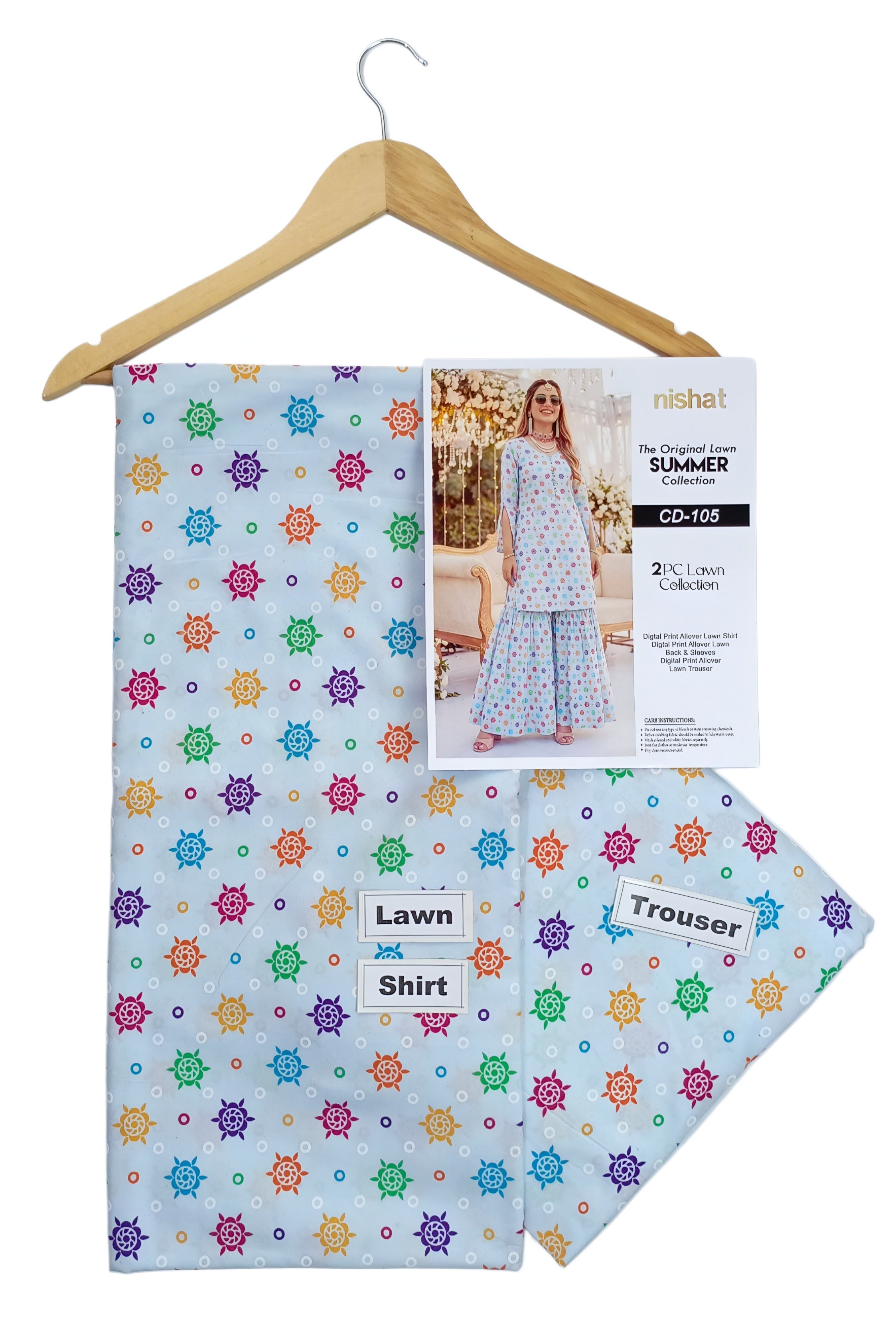 Lawn 2 PC Unstitched # 105