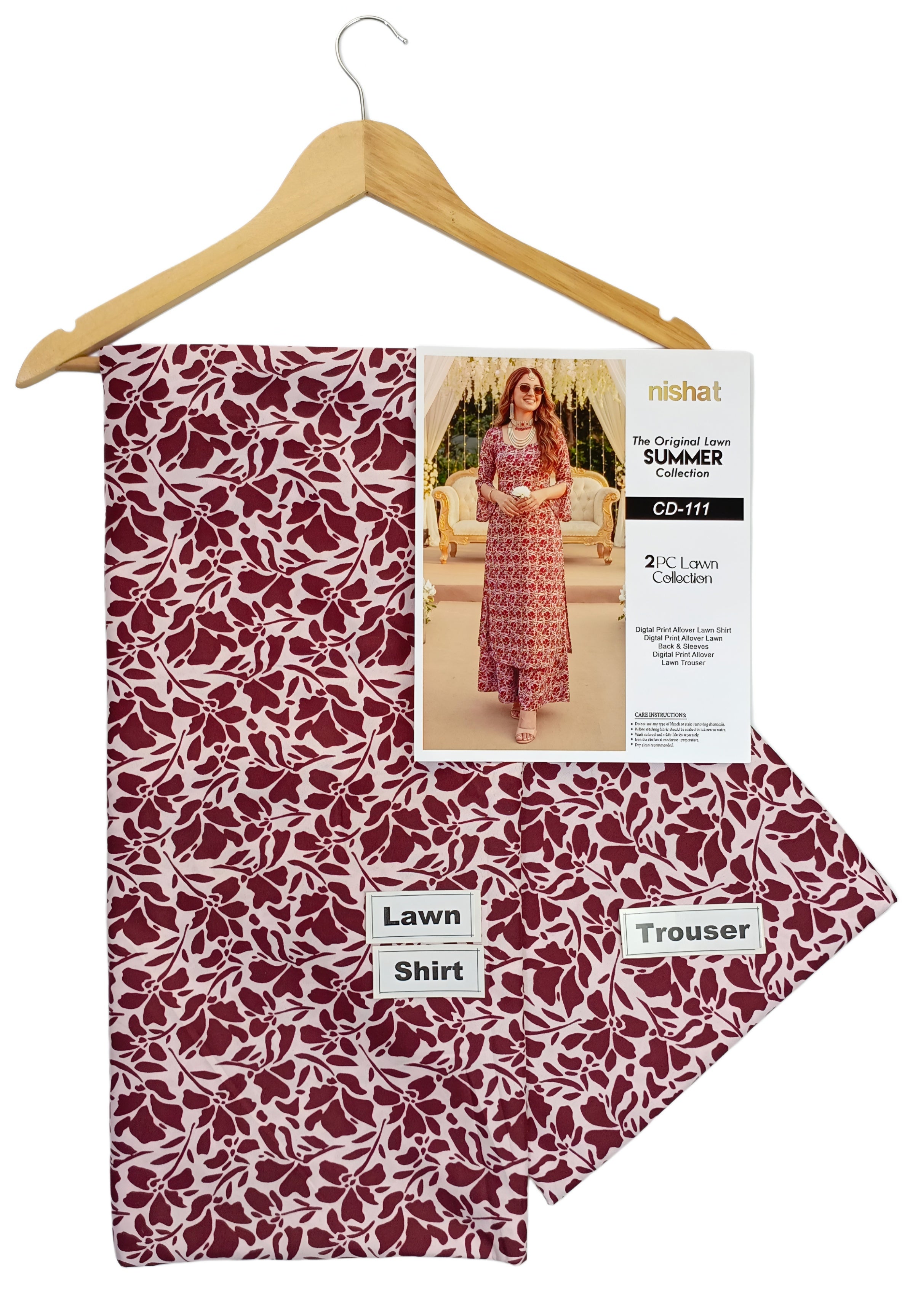 Lawn 2 PC Unstitched # 111