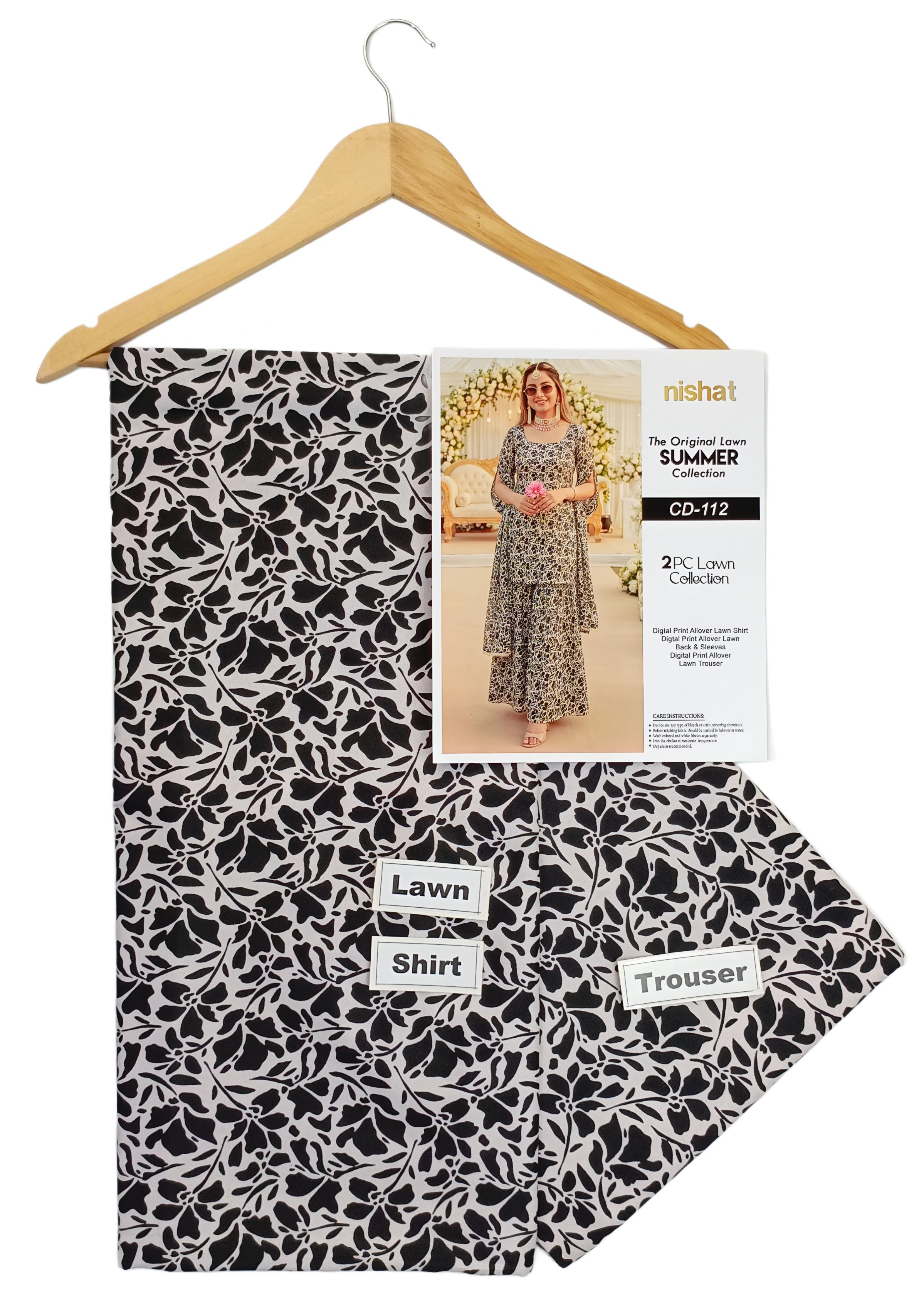 Lawn 2 PC Unstitched # 112