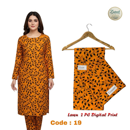 Lawn 2 PC Digital Print Code 19
