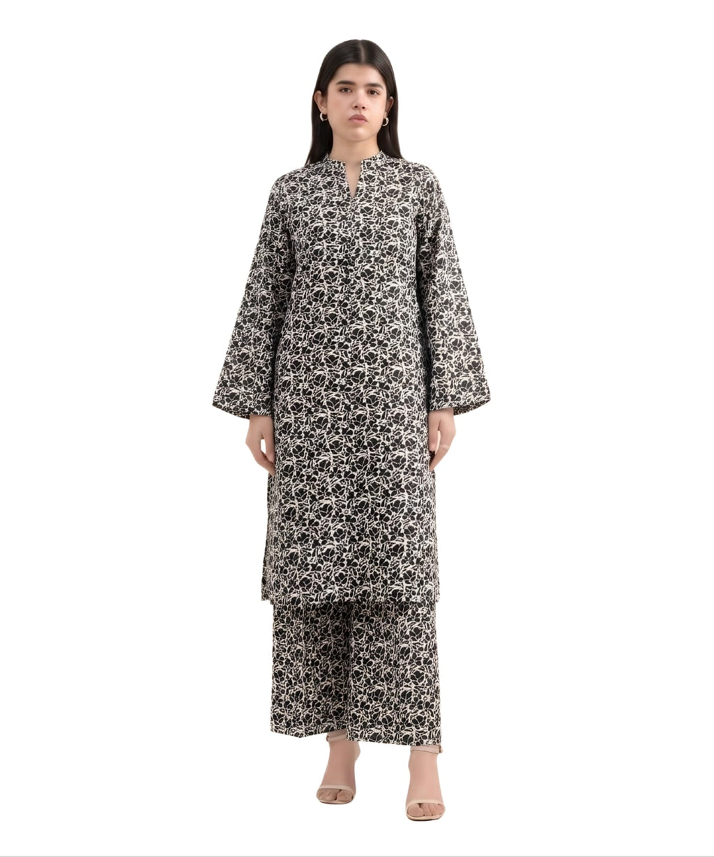 2-PC Print Lawn (Unstitch) 34