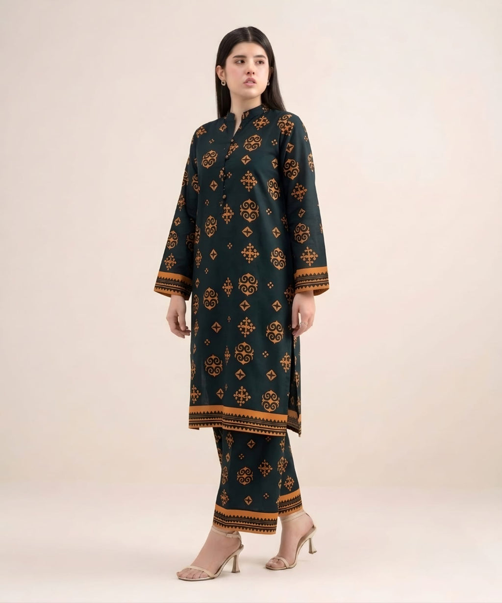 2-PC Print Lawn (Unstitch) 12