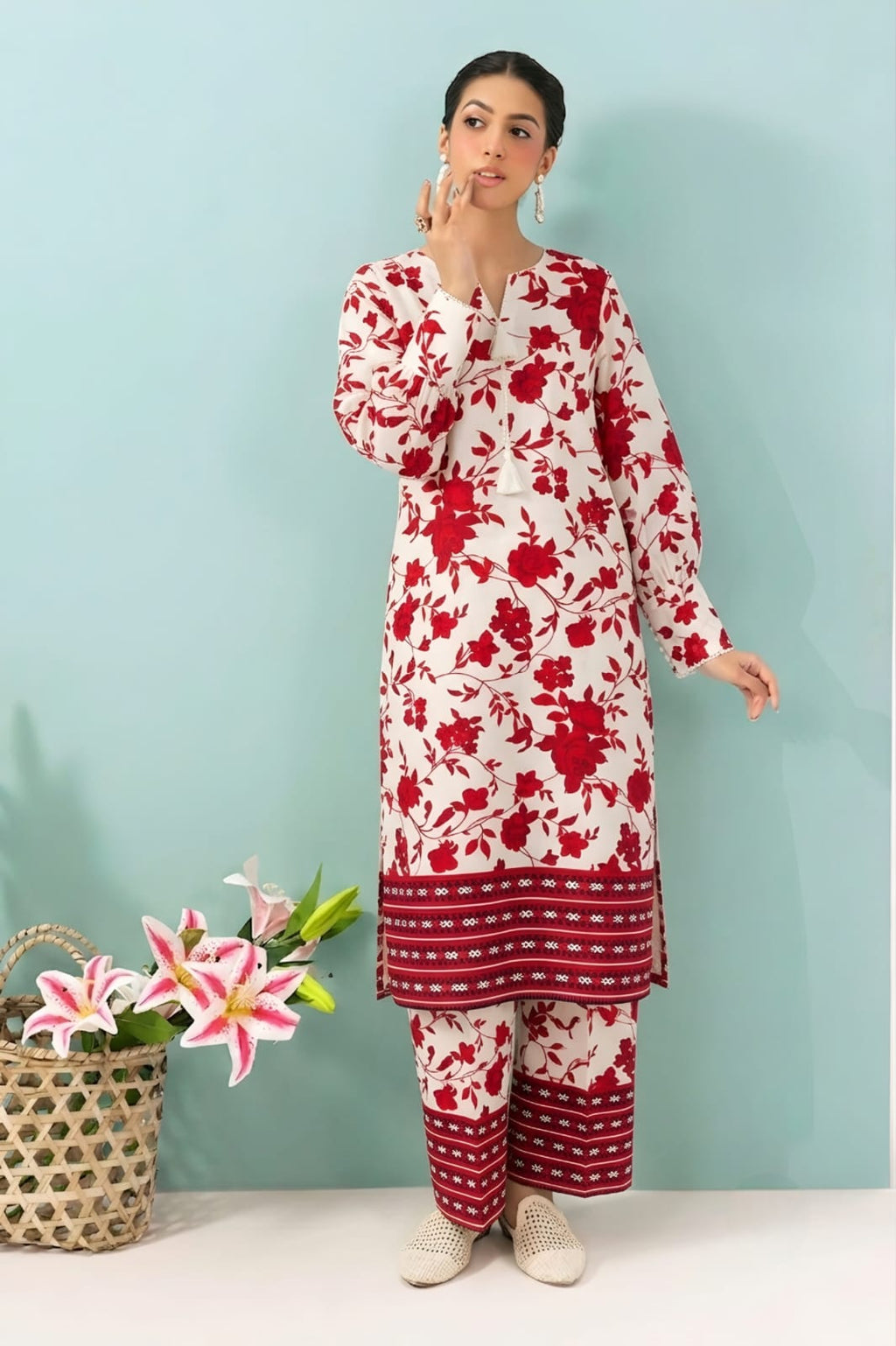 2-PC Print Lawn (Unstitch) 10