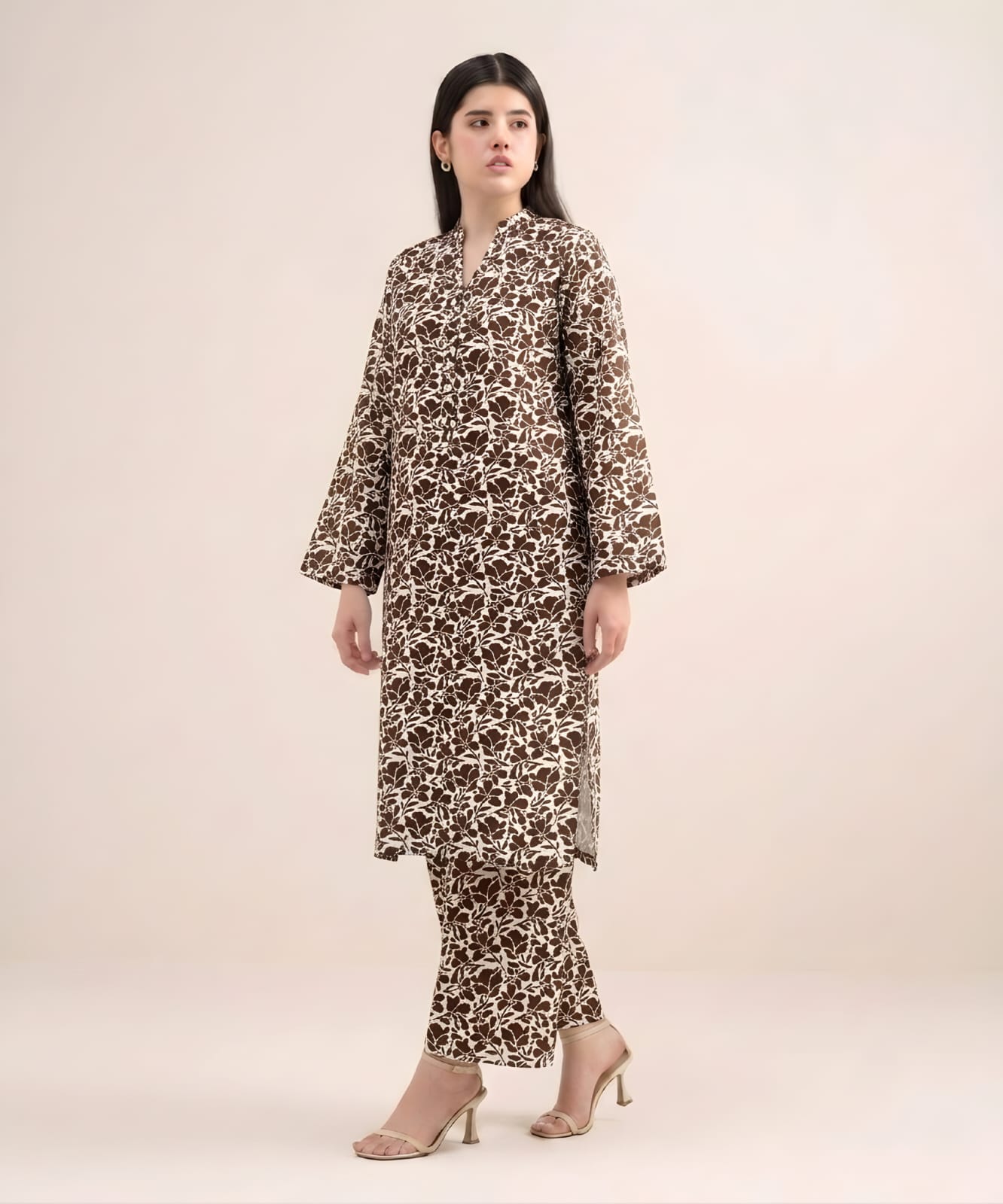2-PC Print Lawn (Unstitch) 08