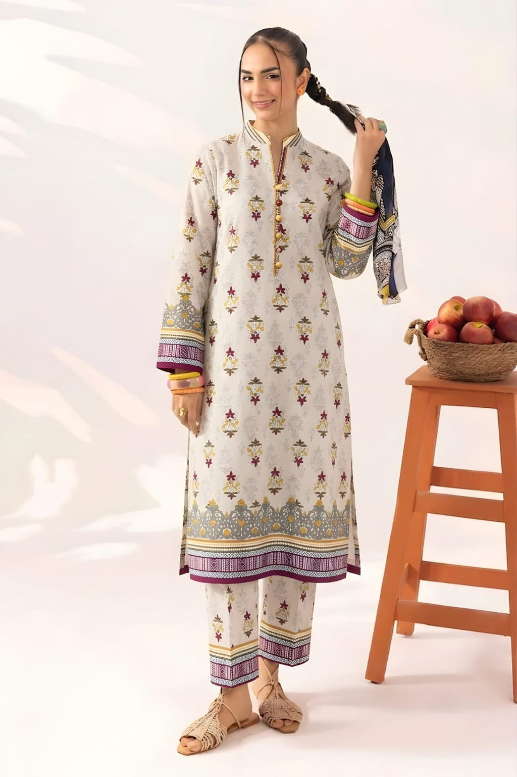 2-PC Print Lawn (Unstitch) 37