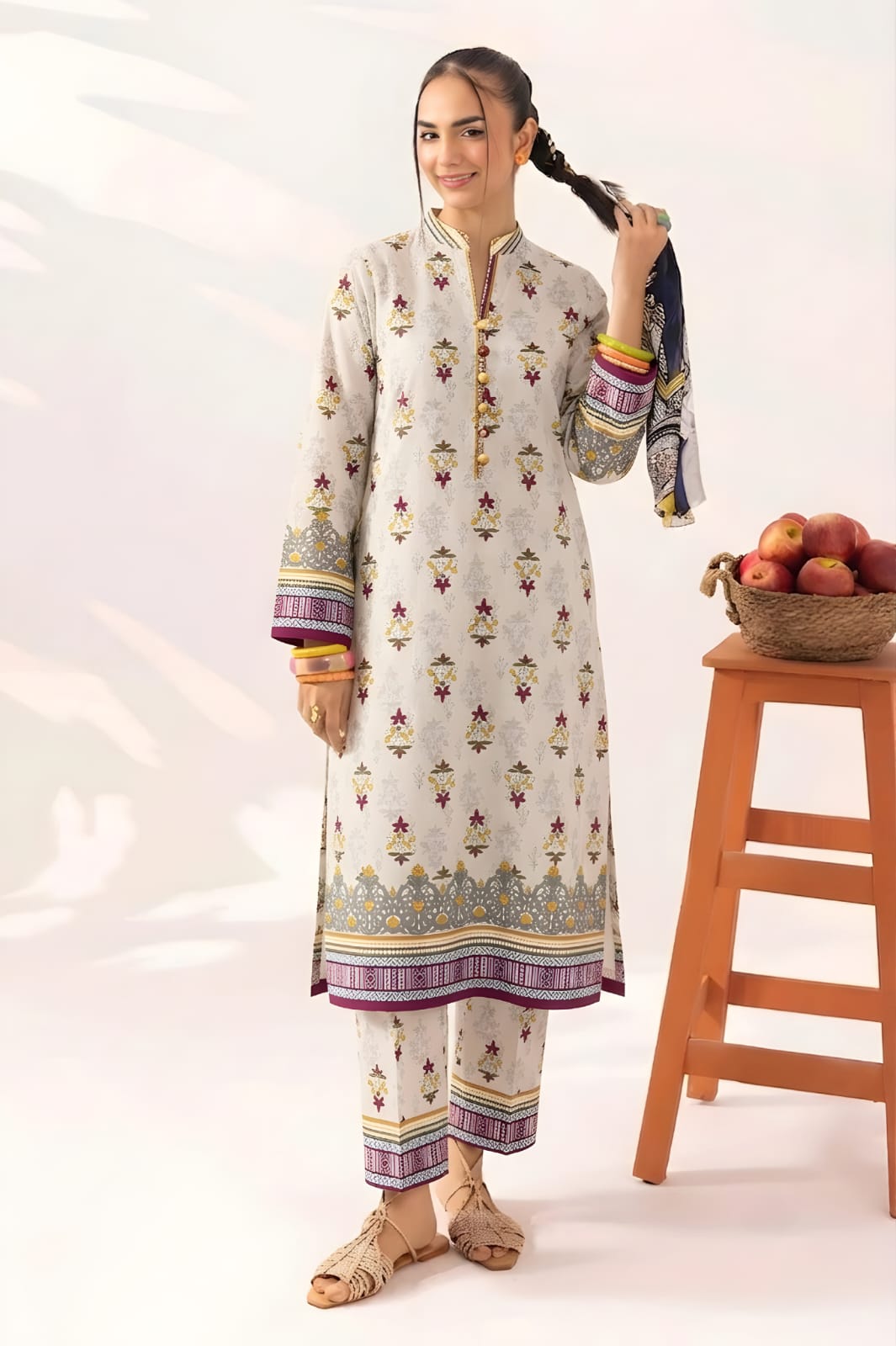 2-PC Print Lawn (Unstitch) 37