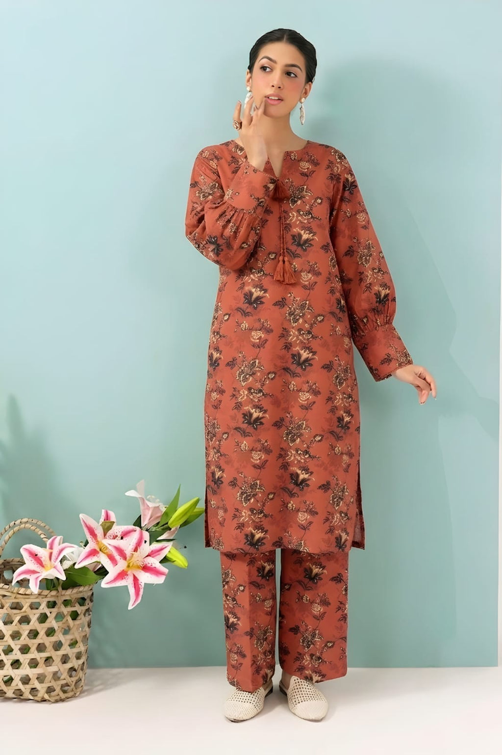 2-PC Print Lawn (Unstitch) 42